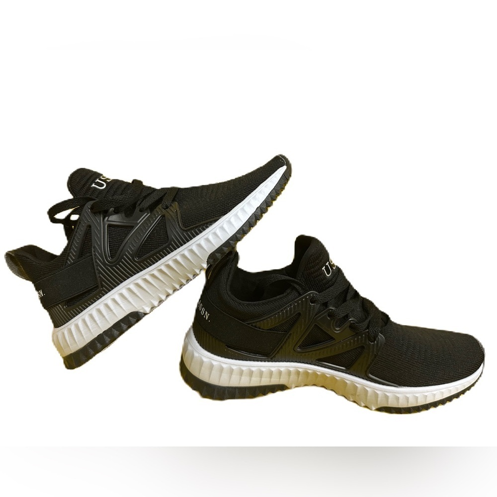 US Polo Assn Womens Size‎ 6W Black OSLO-K Casual Running Sneakers Shoes